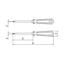 Chave Phillips Isolada 1/8'' x 8'' (44116/014) - Tramontina Pro