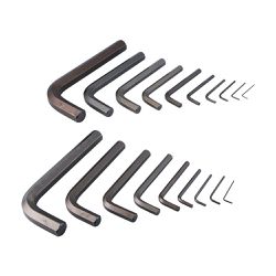 Jogo de Chaves Allen 1/16'' à 1'' 19 Peças 012157 - Gedore