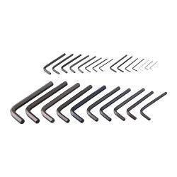 Jogo de Chaves Allen 25 Peças mm e pol. 012107 - Gedore