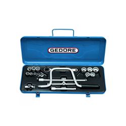 Jogo de Soquetes e Acessórios 3/8'' 19 Peças - GEDORE