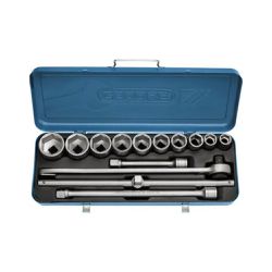 Jogo de Soquetes e Acessórios 3/4'' 22 à 50mm 14 Peças 017501 - Gedore