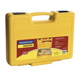 Jogo de Soquetes Estriados 1/2'' Com 22 Peças (43600/022) - Tramontina