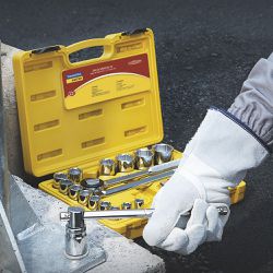 Jogo de Soquetes Estriados 1/2'' Com 22 Peças (43600/022) - Tramontina