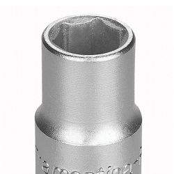 Soquete Sextavado em Aço Cromo Vanádio 15 mm - Encaixe 1/2'' Tramontina PRO