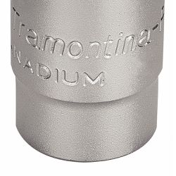 Soquete Sextavado em Aço Cromo Vanádio 24 mm - Encaixe 1/2'' - Tramontina Pro