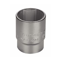 Soquete Sextavado em Aço Cromo Vanádio 27 mm - Encaixe 1/2'' - Tramontina Pro