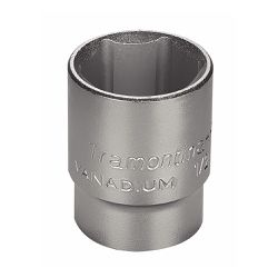 Soquete Sextavado em Aço Cromo Vanádio 30 mm - Encaixe 1/2'' - Tramontina Pro