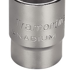 Soquete Estriado em Aço Cromo Vanádio 22 mm - Encaixe 1/2'' Tramontina PRO