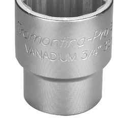 Soquete Estriado em Aço Cromo Vanádio 1.1/2'' - Encaixe 3/4'' Tramontina PRO