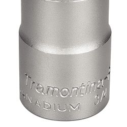 Soquete Estriado em Aço Cromo Vanádio 15/16'' - Encaixe 3/4'' Tramontina PRO