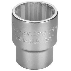 Soquete Estriado em Aço Cromo Vanádio 30 mm - Encaixe 3/4'' - Tramontina Pro