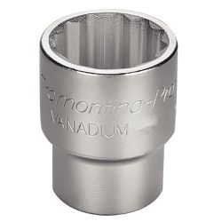 Soquete Estriado em Aço Cromo Vanádio 32 mm - Encaixe 3/4'' - Tramontina Pro