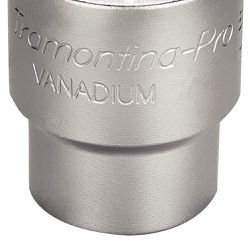 Soquete Estriado em Aço Cromo Vanádio 36 mm - Encaixe 3/4'' - Tramontina Pro