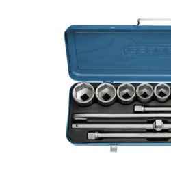 Jogo de Soquetes e Acessórios 3/4'' 22 à 50mm 14 Peças 017503 - Gedore