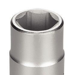 Soquete Sextavado em Aço Cromo Vanádio 21 mm - Encaixe 3/4'' - Tramontina Pro