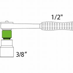 Adaptador em Aço CRV 1/2 X 3/4'' (44848/102) - Tramontina PRO