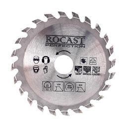 Serra Circular Pastilha Metal Duro Madeira MD 4.3/8polx24 dentes 35,0007 ROCAST