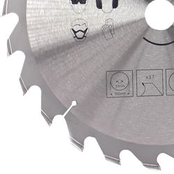 Serra Circular Com Pastilha de MD Para Madeira 12'' x 24D (35,0024) - Rocast