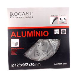 Serra Circular Pastilha Metal Duro Aluminio 300mm x 96 dentes 120,0002 ROCAST