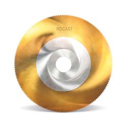 Serra Circular Tratamento em Titânio Aço Rápido 125 x 2,5mm - ROCAST