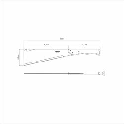 Facão Para Cana Com Cabo em Madeira 15'' (26656/015) - Tramontina
