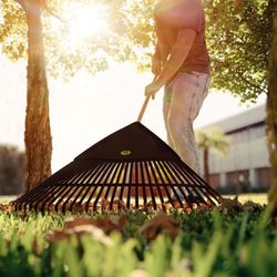 Vassoura Plástica Preta 30D Com Cabo de Madeira 120cm (77856/804) - Tramontina