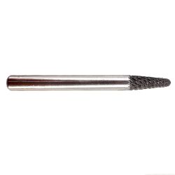 Lima Rotativa Cônica com Raio em Metal Duro MD 6,00mm 45,0037 ROCAST