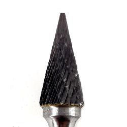 Lima Rotativa Cônica em Metal Duro MD 12,00mm 45,0025 ROCAST