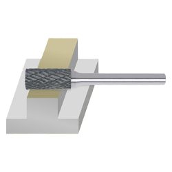 Lima Rotativa Cilíndrica em Metal Duro 4mm (45,0002) - Rocast