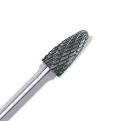 Lima Rotativa Árvore Arredondada em Metal Duro 10mm (45,0071) - Rocast