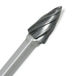 Lima Rotativa Árvore Pontiaguda Para Alumínio 8mm (45,0110) - Rocast