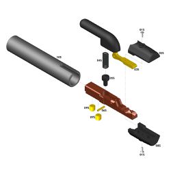 Porta Eletrodo S500/600 - 010061910 - Carbografite