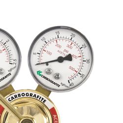 Regulador de Pressão Série 700 p/ Cilindro Acetileno - 10018810 - Carbografite