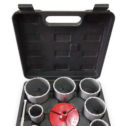 Kit Serra Copo Tungstênio 9 peças 33 a 83mm 97,0005 ROCAST