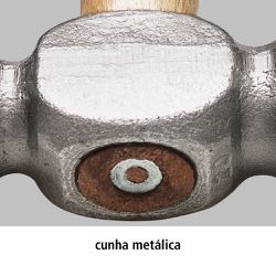 Martelo Bola Com Cabo De Madeira 300g (40410/012) - Tramontina