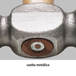 Martelo de Bola Com Cabo De Madeira (40410/024) - Tramontina