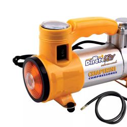 Mini Compressor de Ar Direto 12V c/ Lanterna + Maleta - Chiaperini