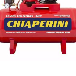 Compressor De Ar Média Pressão 10 Pcm 110 Litros –10/110 RED - CHIAPERINI