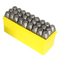 Jogo de Punção Alfabético 27 Peças - 12,5mm (60,0020) - Rocast