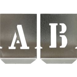 Alfabeto Chapa Vazada 20mm 136,0006 NOLL