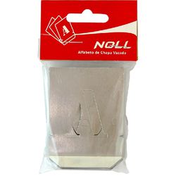 Jogo Alfabeto Chapa Vazada 100mm - 27 Peças (136,0010) - Noll