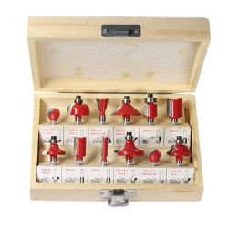 Jogo de Fresas Para Tupia 12 Peças 91,0001 - ROCAST