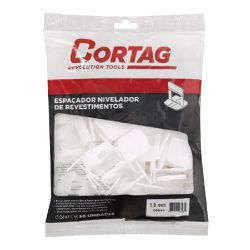 Espaçador Para Nivelador 1,0mm Com 50 Unidades TRADICIONAL (60693) - Cortag