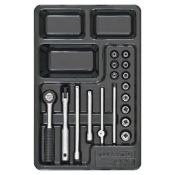 Módulo Com Soquetes 1/4'' - 17 Peças (44980/016) - Tramontina Pro