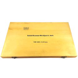 Micrômetro Externo Analógico 4 Batentes Intercambiáveis 100 a 200mm 2,0015 ZAAS