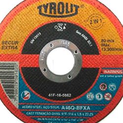 Disco de Corte Deep Cut 4.1/2" x 1.6 x 7/8" - A46Q-BFXA - 557558 - TYROLIT