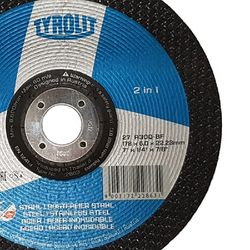 Disco de Desbaste 7" x 1/4" x 7/8" - Basic 2in1 - 222863 - TYROLIT