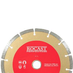 Disco Diamantado Grandes Diâmetros Uso Geral 7 x 7/8pol 34,0004 ROCAST