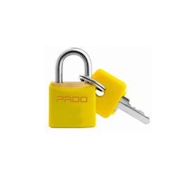 Cadeado Cores Amarelo 20mm - LT-20 - PADO