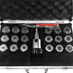 Jogo de Pinças ISO 20 peças Padrão ER40 3a25mm Cone Mandril ISO30 38,0003 ROCAST